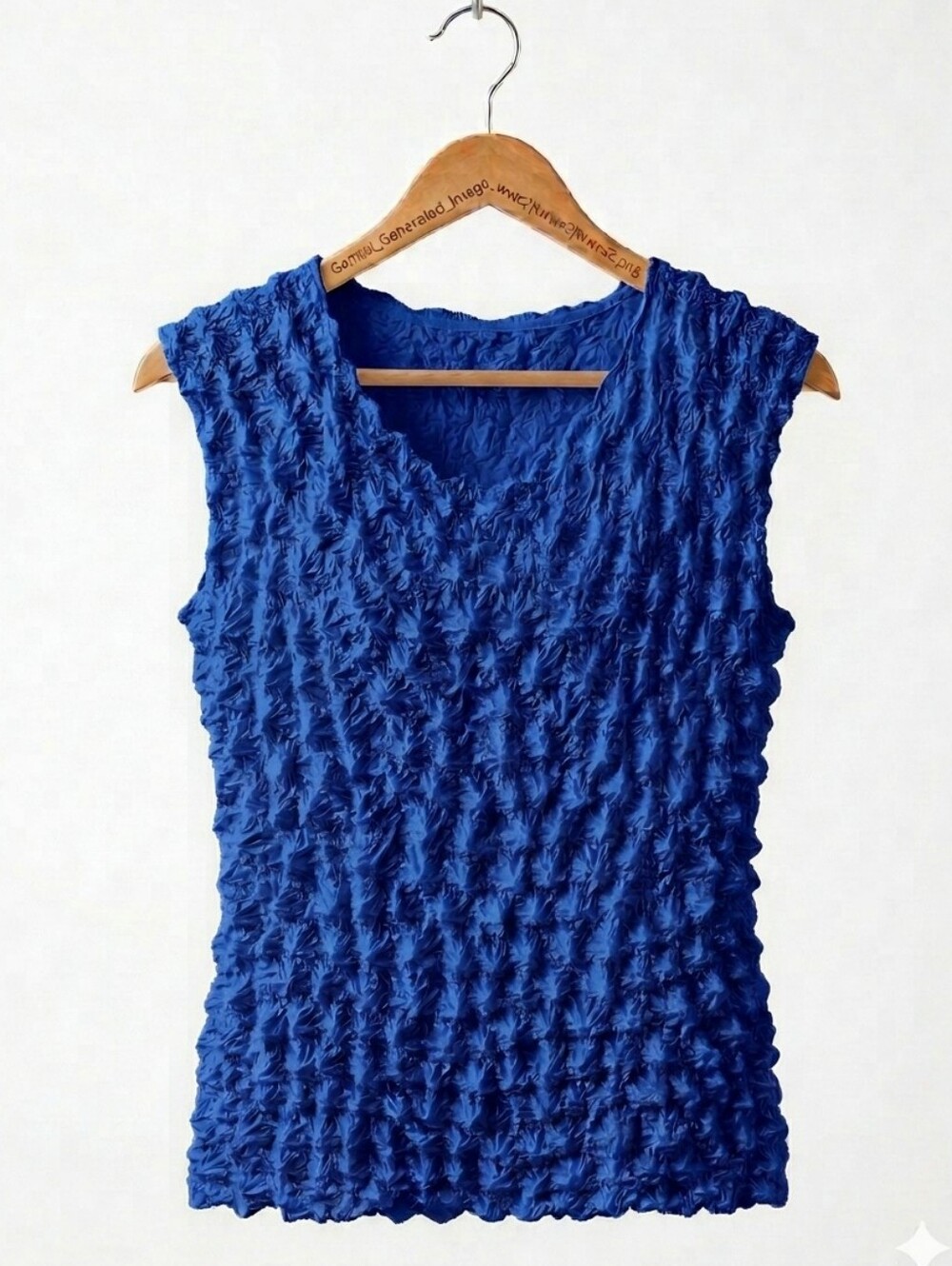 Y2k Retro Crinkle Top Textured Ultra Magic Stretch Lightweight Fits XS/Large New